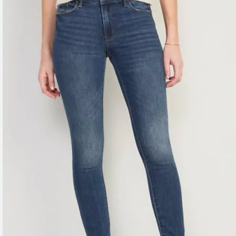 Old Navy Mid-Rise Pop Icon Skinny Jeans size 0 Petite